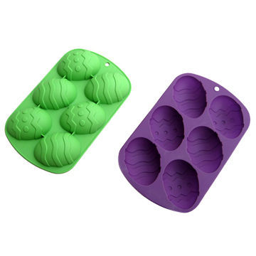 Easter eggs shaped 3D eco-friendly silicone mold for DIY cake mold baking & pastry mold