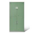 4 Student Steel Locker Green 2 Wide