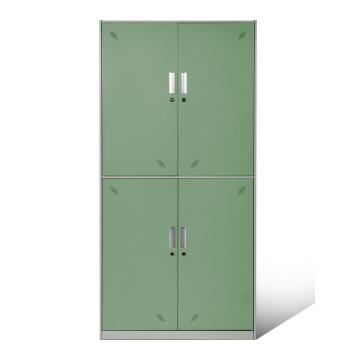 4 Steel Steel Locker Green 2 Wide