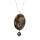 Natural Gemstone Agate Necklace with Silver Chain