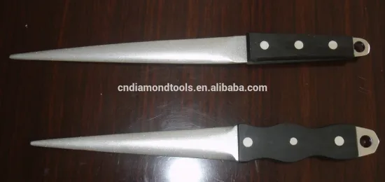Exceptional life span Diamond knife sharpener with polycarbonate handle