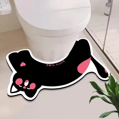 Customized Thick Non-Slip Cartoon Toilet Mat