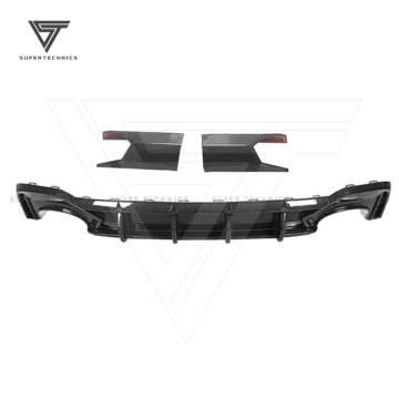 Supertechnics Style Dry Carbon Fiber Rear Diffuser for Audi RS6 2019-2023