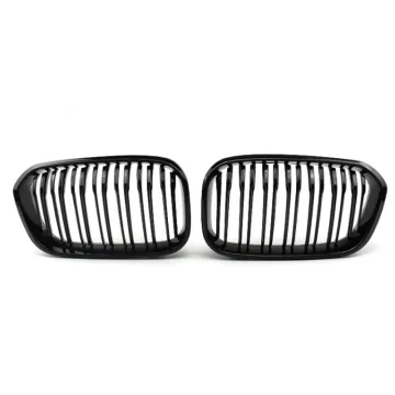 Black Double Slat Grille for BMW 1 Series F20 (2015-2018)