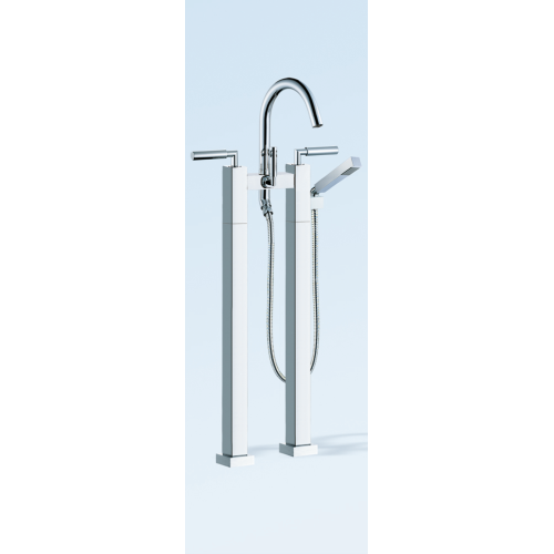 Brass Bathtub Faucet Tana Free Standing Tub Filler ○ Manufactory