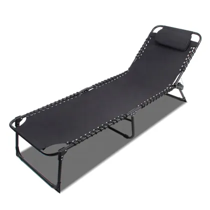 Portable Camping Reclining Lounger Beach Bed