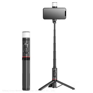 Q/QS Hot Sale Selfie Stick with Built-in Three-legged Live Stand