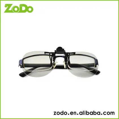 factory circular polarized tianium alloy rack 3d glasses