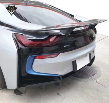Sayap belakang serat karbon palsu untuk BMW i8