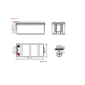 25.6v LFP battery management system