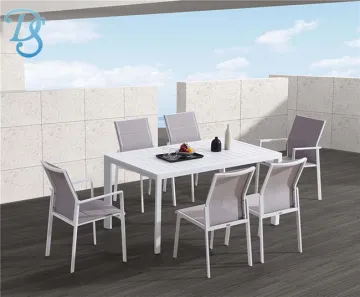 High-Quality Aluminium Garden Dining Set - New Arrival Outdoor Chairs & Table