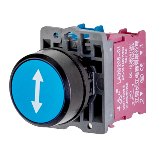 LA38-205 series 22mm Modular contacts Plastic Push Button