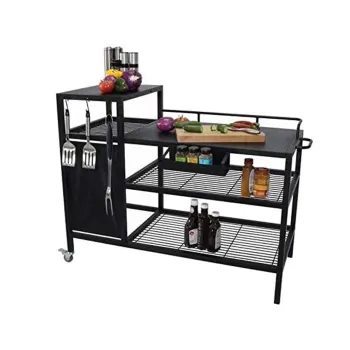 BBQ Table With Stainless Steel Work-Top Outdoor Kitchen