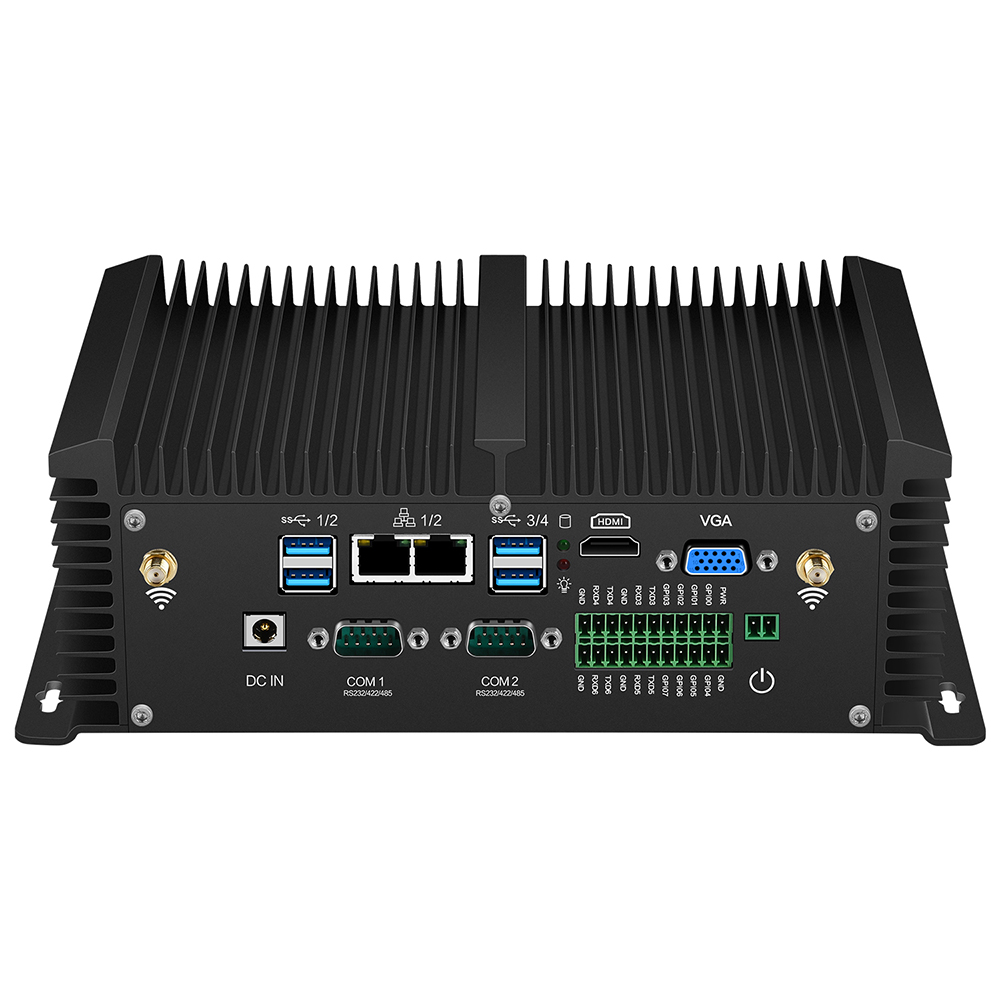 Embedded Industrial PC 8350U GPIO Fanless Mini Computer