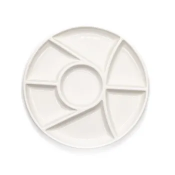 7 Well Ceramic Paint Palette