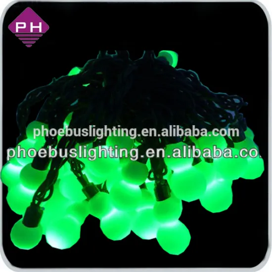 wire christmas trees green led ball string light