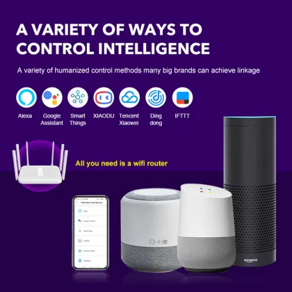 WIFI Smart LED Light - Fxpot Smart LED Bulb with RGB Dimming, Alexa Compatible, 10W Home Decor Lighting