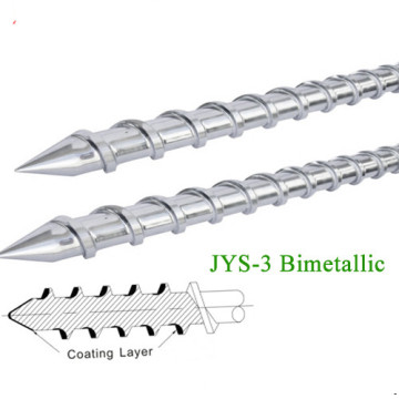 สวมแม่พิมพ์ฉีดขึ้นรูปสกรู Bimetallic ที่ทนต่อการกัดกร่อน