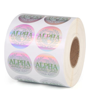 Custom Printed Logo Vinyl Round Labels for Packaging