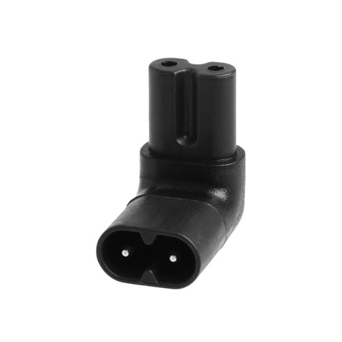 C7 To C8 Male Right Angled Adapter Converter