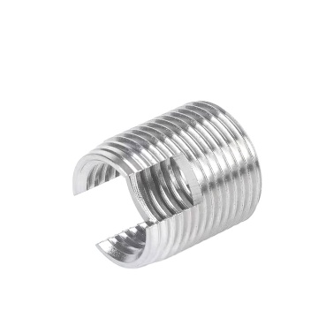 M12*1.5 Custom Size Fasteners Stainless Steel Slotted Self-Tapping Thread Insert Carbon Steel Natural Surface Box Carton Packing