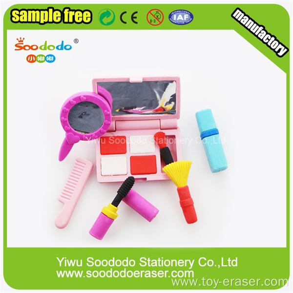 perfume shaped eraser colorful design for kids