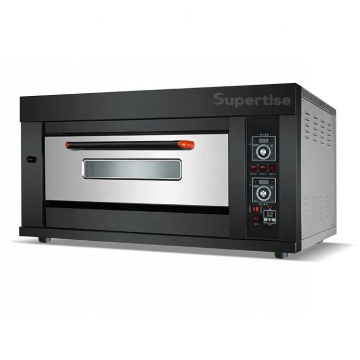 Compact Electric Deck Oven with Steam Injection Tube