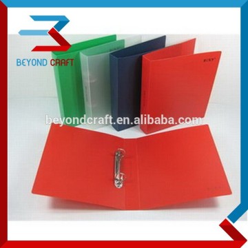 A4 A5 PP clear POLY portfolio D shape 2 ring binder