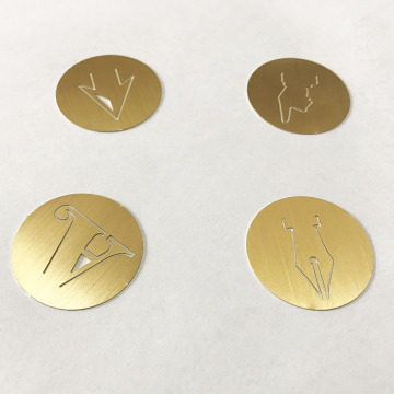 Custom Mini Enamel Anime Brass Metal Paper Clip Bookmark