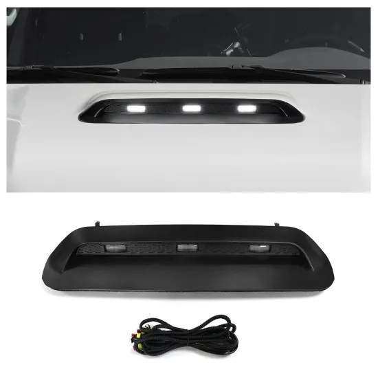 ABS 4x4 Accessories Hood Scoop for Toyota 4Runner 2010-2023 with Light