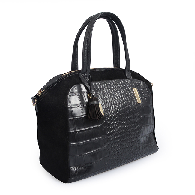 Large capacity women crocodile handbag leather designer hand bag lady tote bag