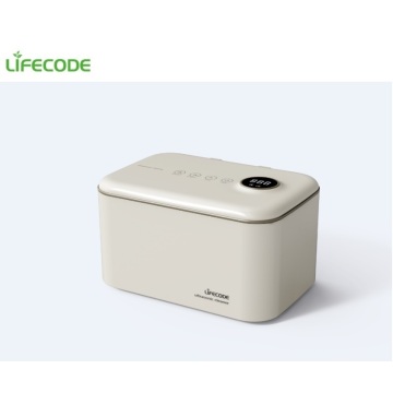Mini ultrasonic cleaner with UVC sterilization