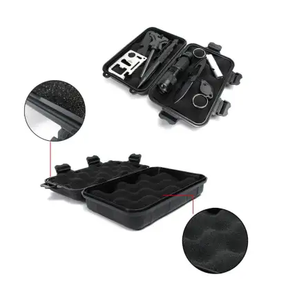 Waterproof Shockproof Outdoor Storage Case: Ideal for Fishing, Survival, and EDC Gear