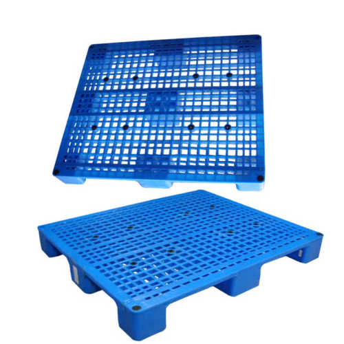 Heavy duty durable single face hdpe plastic pallet