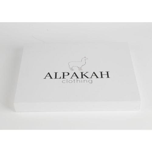 Custom cardboard garment clothing packaging box