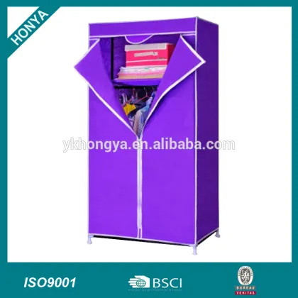 non-woven fabric wardrobe cheap solid wardrobe