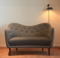 Finn Juhl 46 Sofa Modern Fabric Sofá