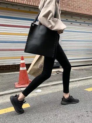 Nine-point skinny pencil pants