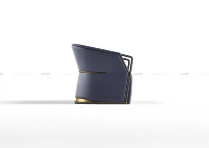 2 seats leather sofa 304 S/S frame sofa