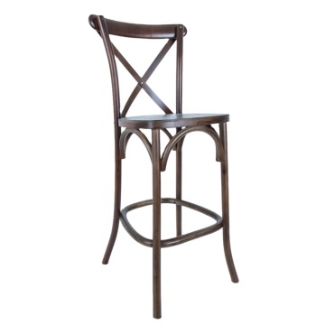 Modern Simple Family Backrest Dining Chair - High Stool Bar Chair