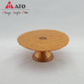 Amber cake stand with spray glass household Storage