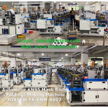 Automatic KN95 Mask Body (Folding Type) Making Machine