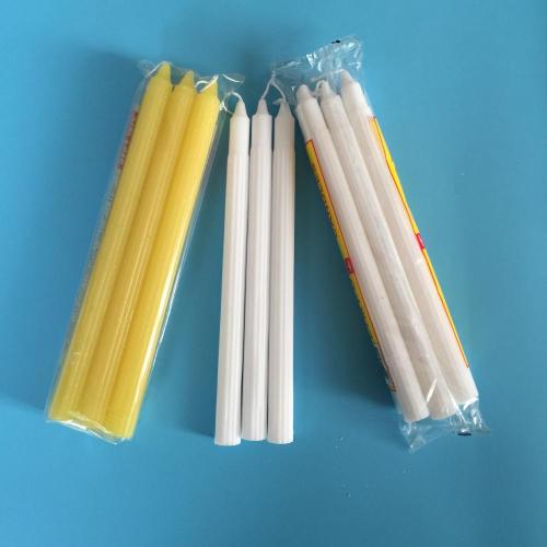 50-55Gram Paraffin Wax Cheap White Fluted Candles