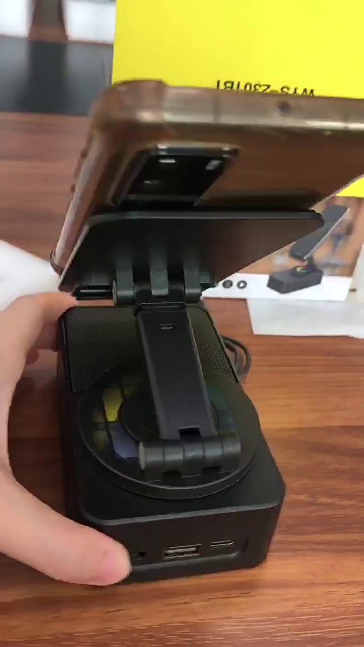 Portable Phone Holder with Bluetooth Speaker