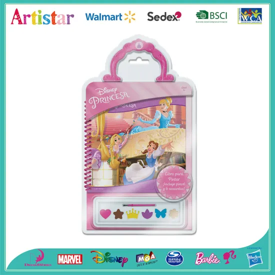 DISNEY PRINCESS double blister card art set