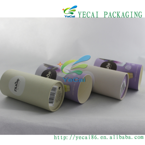 fornecer papel de alto nível papel creme cosmético tubo com tampa