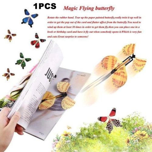 Flying Butterfly Little Magic Tricks Pupa Into Butterfly Free Butterfly Novel Creative Magic Props Children Toy Flying Butterfly