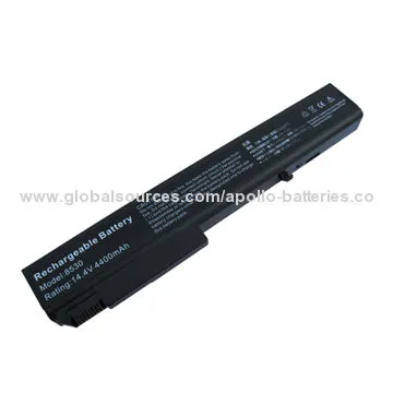Wholesale laptop battery, 8 cells, 14.8V 4,400mAh for HP 8530p EliteBook 8540p EliteBook