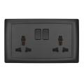 BF Series 2 Gang 13A Multi Switched Socket