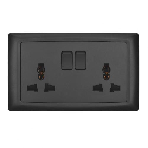 BF Série 2 Gang 13A Multi Swited Socket